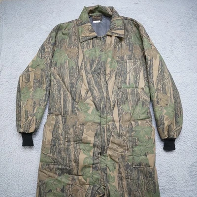 Vintage Trebark Insulated Coveralls Mens XL Camo Hunting Fishing Warm - Image 1 of 4
