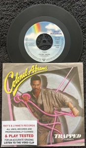 Colonel Abrams – Trapped 7'' Vinyl IMPORT 1985 CLEANED/TESTED NM/EX VIDEO CLIP - Foto 1 di 8