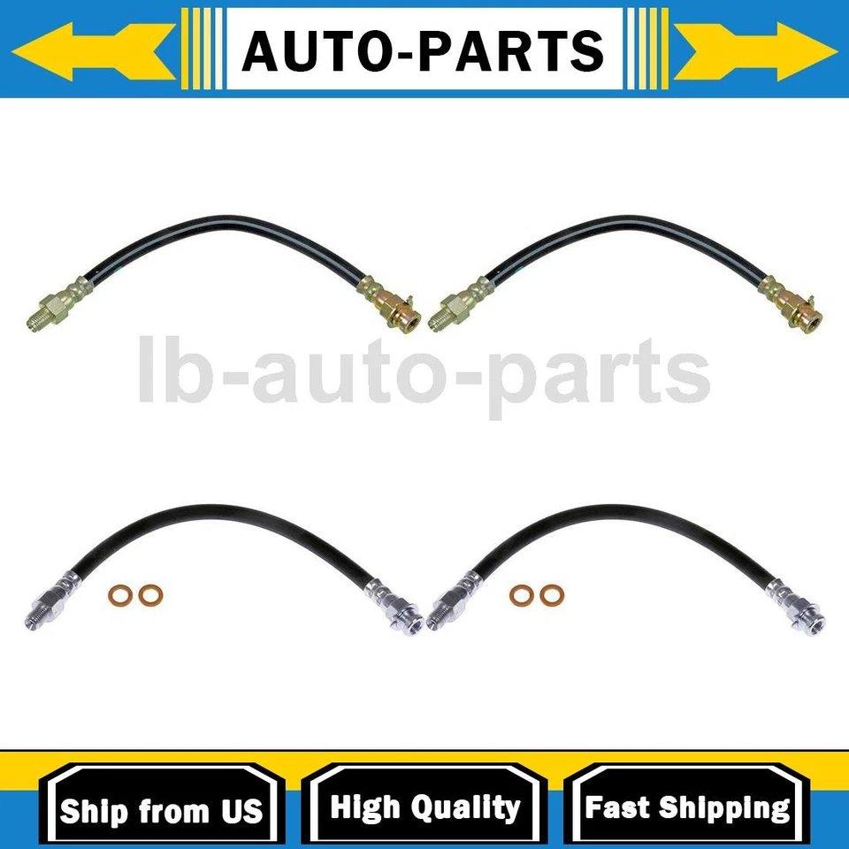 Manguera de freno delantera trasera Dorman 4 piezas para Buick Super 1953-1955 5,3 L Foto 1 de 4
