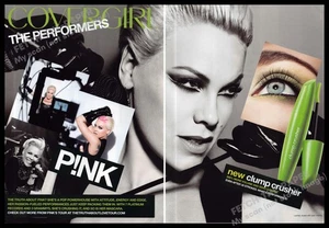 Cover Girl 2010s Print Advertisement (2 page) 2013 Pink Singer "The Performers" - Picture 1 of 1