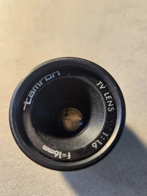 Lente de TV Tamron 1:1.6 f=16mm - Imagem 1 de 4