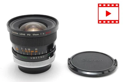 ¡Raro! "O" [Exc+4] Canon FD 17mm f/4 S.S.C. Lente MF de enfoque manual SSC de JAPÓN Foto 1 de 4