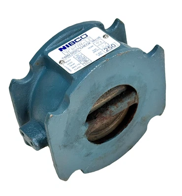 NIBCO W-920-W-LF Twin Disc Wafer Check Valve 2-1/2" Class 125 PN: NLN50XE - Image 1 of 4