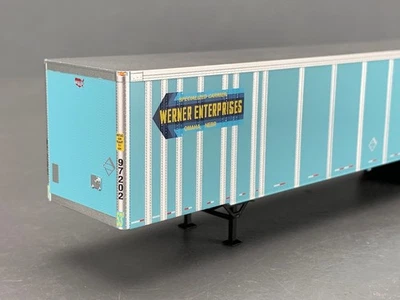 Reboque rodoviário HO Bowser Werner 53’ Platewall #97202 HO7539 - Imagem 1 de 4