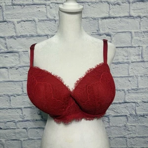 Victoria’s Secret Halb-BH rot Spitze Dream Angels gefüttert Gr. 40DD - Bild 1 von 11