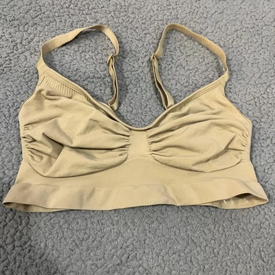 Bralette esculpido sin costuras Skims talla grande beige  Foto 1 de 3