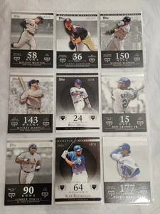9 Mixed NUMBERED CARDS /150 /29 2007 Topps Moments & Milestones A Rod Pujols #16 - Picture 1 of 6