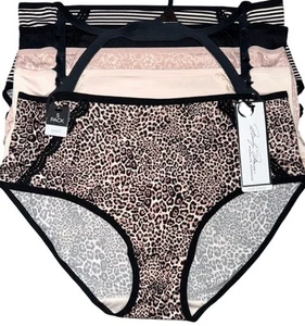 MARILYN MONROE Women 5-Pair Brief Underwear Panties Black Brown Polyester Size S - Picture 1 of 8