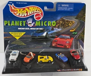 Hot Wheels Mattel Planet Micro Sports Car Series 5 1999 Ferri, Porche Jaguar - Picture 1 of 6