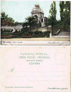 Postales Barcelona Park de Cascade 1913 - Picture 1 of 3