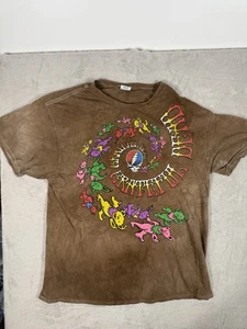 Delta Pro Weight Grateful Dead 2019 GDP Dancing Bears Spiral braunes Herrenhemd L - Bild 1 von 16