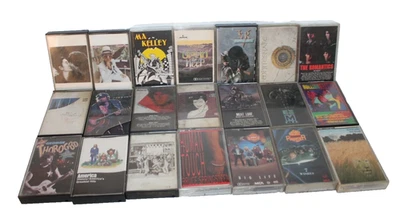 22 Classic Rock Cassette Tape Lot 80's Pop White Lion John Lennon America Foto 1 de 4