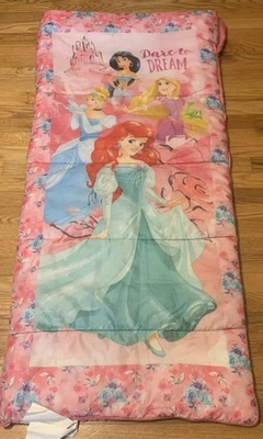 Saco de dormir Disney Princesa Atrévete a soñar Niñas Rosa Ariel Cenicienta Foto 1 de 4
