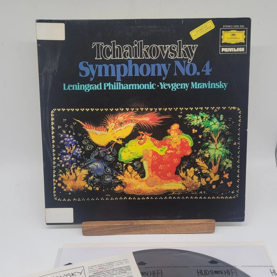 Tchaikovsky Symphony No. 4 DGG Record Album Vinyl Import LP - Image 1 of 4