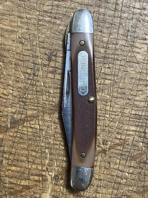 Vintage SCHRADE USA OLD TIMER Knife  18OT Mighty Mite Liner Lock unsharpened - Image 1 of 4