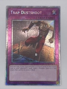 Trap Dustshoot (Platinum Secret Rare) RA04-EN121 Quarter Century Stampede 1st... - Picture 1 of 2