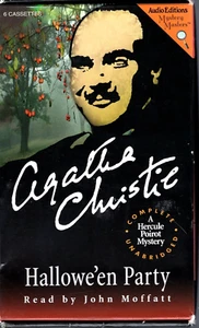 AGATHA CHRISTIE Hallowe'en Party AUDIO Cassette 1999 Hercule Poirot Mystery - Picture 1 of 2