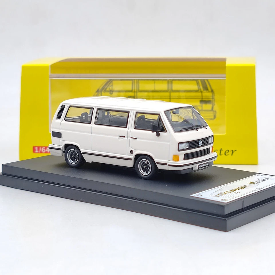 Nuevo Master 1:64 Porsche B32 VW T3 Multivan 1985 furgoneta modelo de coche fundido regalo blanco Foto 1 de 4
