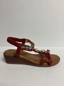 Spring Step Women’s Patrizia, Alario Wedge Sandals, Size EU 38, US 7.5-8 M - Picture 1 of 6