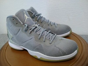 NIKE ~ Sneakers Men Sz 9.5 - AIR JORDAN SUPERFLY 4 GREY/WHITE Shoes 768929-003 - Picture 1 of 9