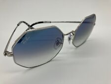New Ray-Ban RB1972 Sunglasses Silver and Blue Octagon 9149/3F 54 19 145 2N L