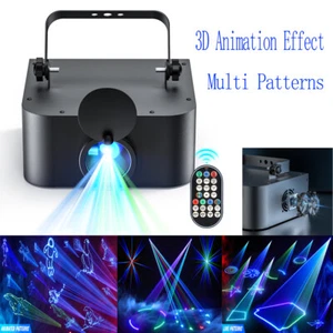Stage Lighting 3D Animation Effect DMX RGB Full Color Projector Lamp Laser Light - Picture 1 of 6