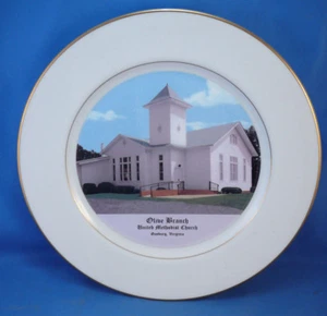 OLIVE BRANCH UNITED METHODIST CHURCH GASBURG,VIRGINIA, VA.COMMEMORATIVE PLATE - Picture 1 of 2
