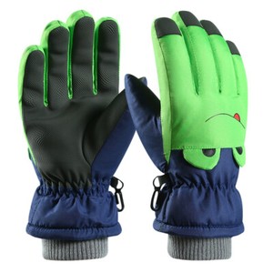 Skiing Green Gloves \u0026 Mittens for Boys 