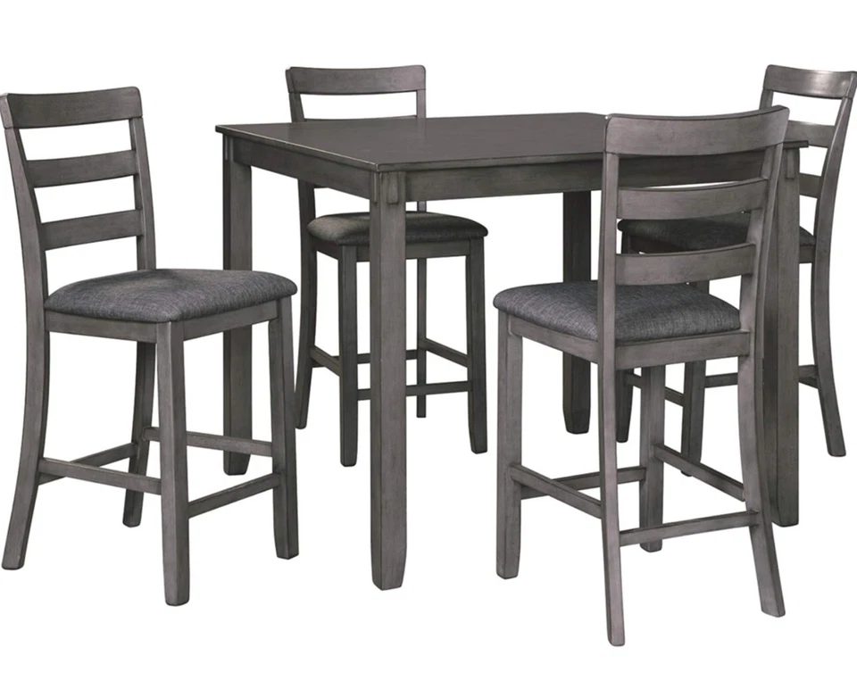 Signature Design by Ashley Bridson Counter Height Dining Table & Bar Stools Set - Image 1 of 1