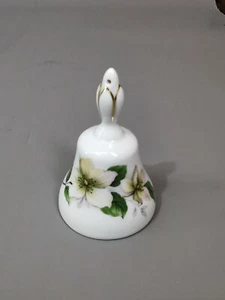 9986053-d Porzellan-Tischglocke Blumen Lindner Bayern Handarbeit 5x6,5cm - Picture 1 of 4