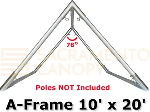 A-Frame EMT Canopy Fittings, Livestock/Dog Shelter, DIY Camping Shelter - Picture 1 of 42