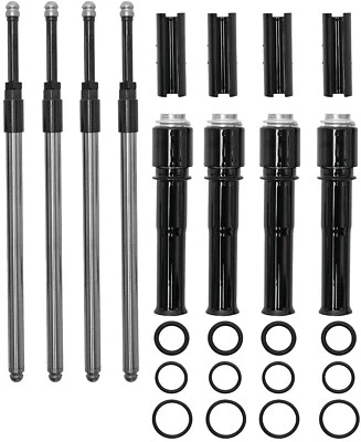 S&S Quickee Pushrod Kit w/ Black Covers Harley-Davidson M8 2017-2024 - 930-0137 - Image 1 of 2