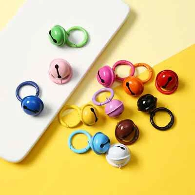 1/5/10/ 20 / 50 Stück Metall Bunte Schlüsselanhänger mit Glocke - Bild 1 von 4