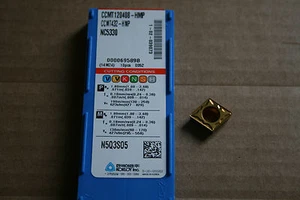 "Insertos de corte de acero/SS Korloy CCMT120408-HMP NC5330 (CCMT-432) rueda de 0,031" ¡NUEVOS!¡! - Imagen 1 de 3