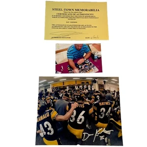 Former Pittsburgh Steelers FB Dan Kreider Autographed 8x10 w/ COA and photo - Picture 1 of 7
