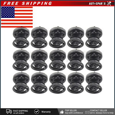 15 piezas #7L6 868 243 apto para Audi A4 A6 A7 A8 Q3 Q5 puerta moldura panel clips retenedor Foto 1 de 4
