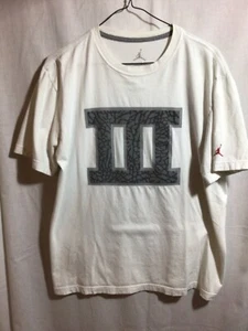 T-shirt Michael Jordan Nike bianca grande 3 grafica torba - Foto 1 di 4