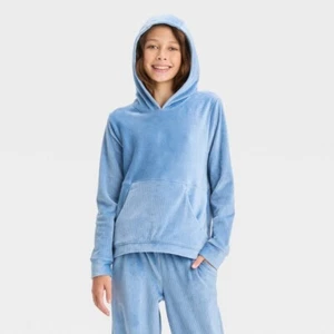 Girls' Velour Hoodie - All in Motion - Picture 1 of 3