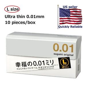 US seller: Quickly, Reliable: Sagami Original 001 L Size 10pcs Ultra Thin Condom