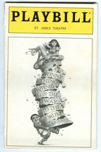 Rare 1996 A FUNNY THING HAPPENED on the WAY to the FORUM Playbill! Nathan LANE! - Picture 1 of 7