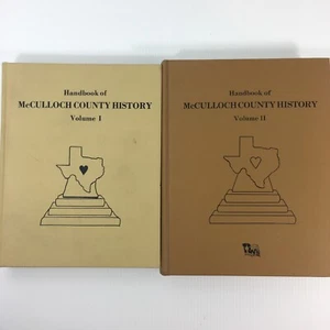 Handbook of McCulloch County Texas History Vol 1 & 2 Wayne Spiller Genealogy - Imagen 1 de 12