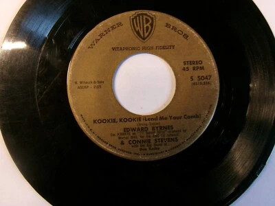 EDWARD BYRNES -45- Kookie, Kookie / You're the Top WB 1959 Good - Image 1 of 2