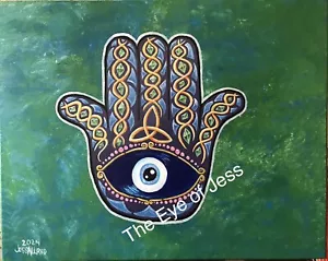 “Karma” 16x20 Inch Acrylic On Canvas - Picture 1 of 2