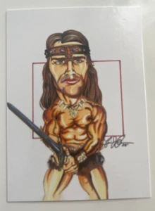 ARNOLD SCHWARZENEGGER Conan the Barbarian Crazy Caricatures Base #34 - Picture 1 of 1