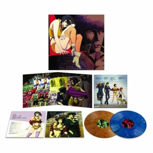 Cowboy Bebop Soundtrack 2LP By Seatbelts - Right Stuf Anime Orange/Blue Vinyl  - Picture 1 of 7