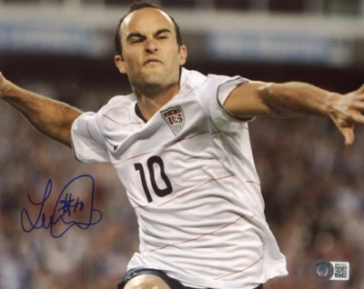 LANDON DONOVAN SIGNED AUTOGRAPHED 8x10 PHOTO TEAM USA SOCCER LEGEND BECKETT BAS — 第 1/2 张图片