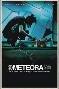 LINKIN PARK Meteora 20th Anniversary 2023 Ltd Ed RARE Poster +BONUS Rock Poster! - Picture 1 of 2