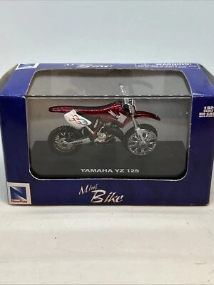 New Ray Die-Cast 1:32 Mini Bike Yamaha YZ 125 Red Display Model Figure NEW TP ⭐️ - Image 1 of 4