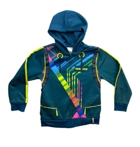 Fortnite Dj Yonder Full Zip Hoodie Jacket Full Face Mask Costume Youth Medium - Picture 1 of 9
