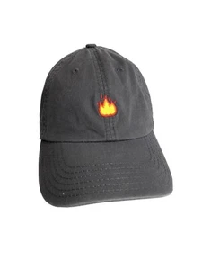 OTTO Fire Emoji Curved Bill Baseball Cap - Papa Mütze - 100% Baumwolle anthrazitgrau - Bild 1 von 9